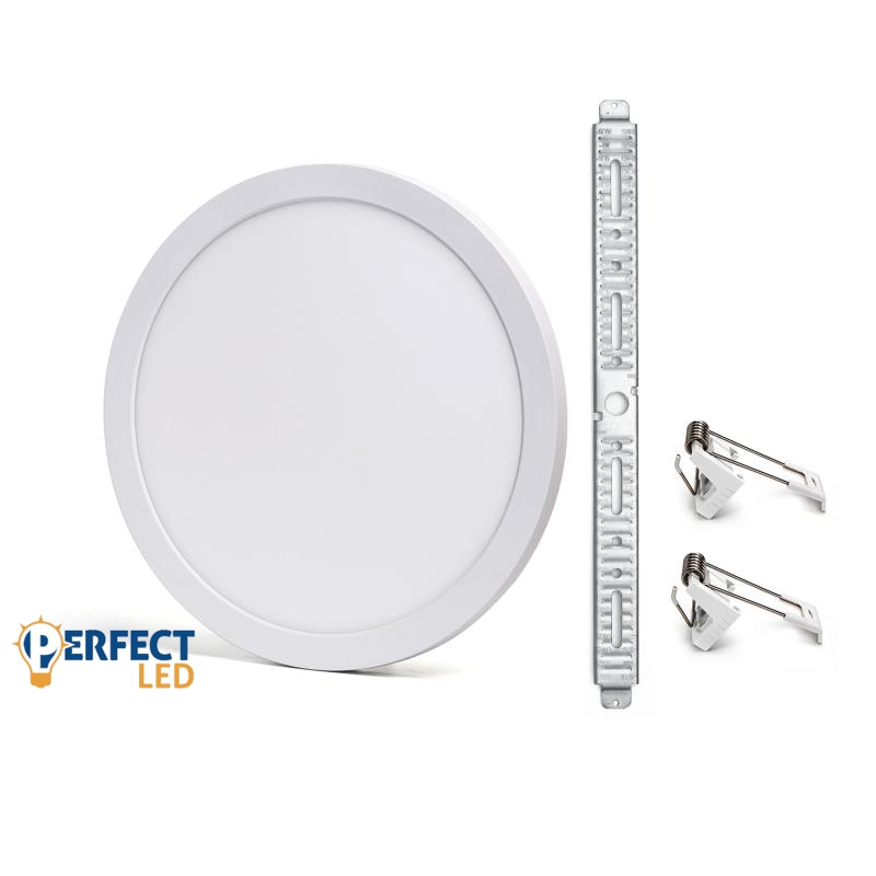 30W Süllyeszthető Kerek LED Panel Szabályozható furat és állítható színhőmérséklettel 3000K-4000K-6000K - 201463