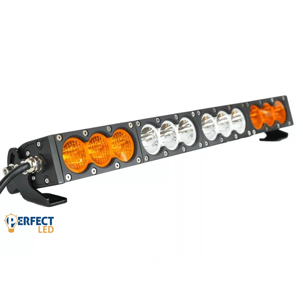 120W LED fényhíd 12 LED szúró fény hidegfehér / sárga fénnyel