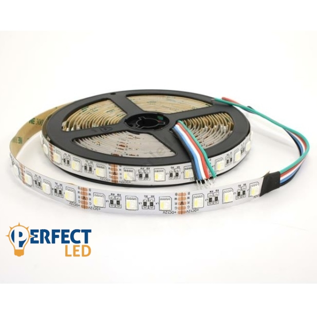 14W/M 12V LED szalag 60LED/m IP20 RGB + 4000K - 162904
