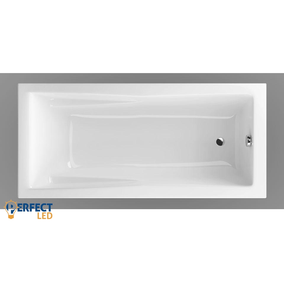 Wellis Huron egyenes akril kád 180x80 cm