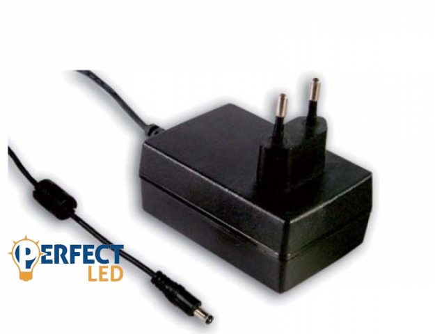 Mean Well 18 W-os beltéri tápegység 1.5 Amper 12 V DC