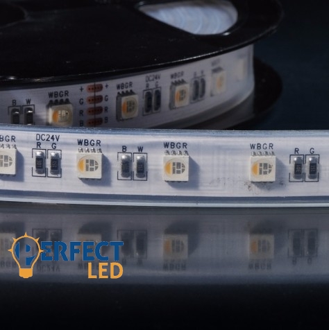24V-os RGB vízálló 19,2W LED szalag
