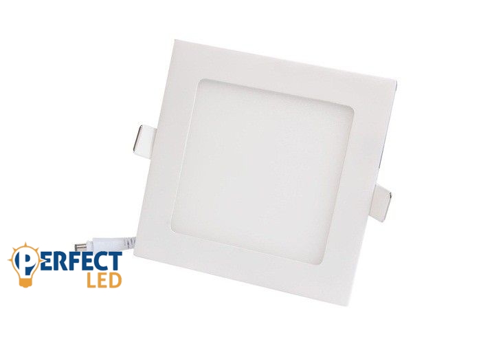 12W hideg fehér mennyezetbe süllyeszthető négyzet LED panel
