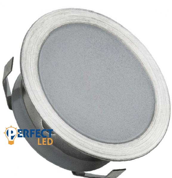 Kis Fényerejű 0,6W LED Prémium Lépcsővilágítás Kör Természetes Fehér