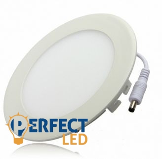 6W hideg fehér mennyezetbe süllyeszthető kerek LED panel