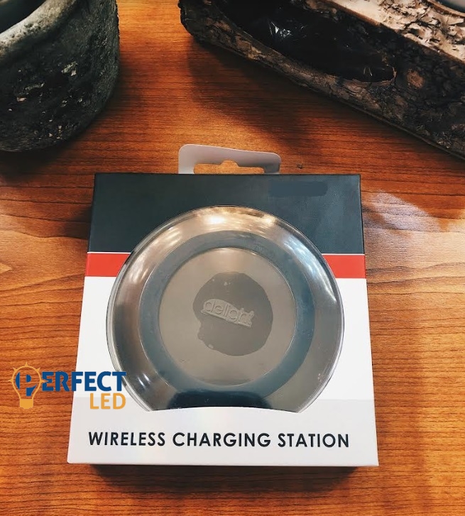 Vezeték nélküli töltőállomás -Mini- Fekete