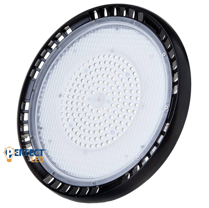 LED 150W Csarnokvilágító UFO Lámpa 90° Hideg Fehér 5ÉV GARANCIÁS