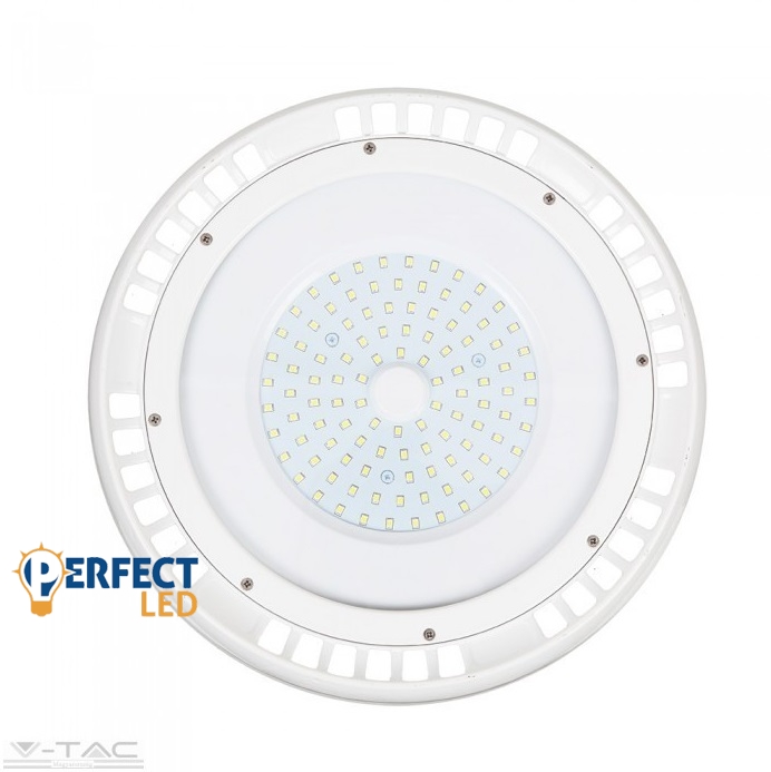 LED 100W Csarnokvilágító Fehér UFO Lámpa 120° HidegFehér