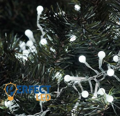 EMOS LED fényfüzér (3.6W/288 LED) hideg fehér, időzítős, sündisznó