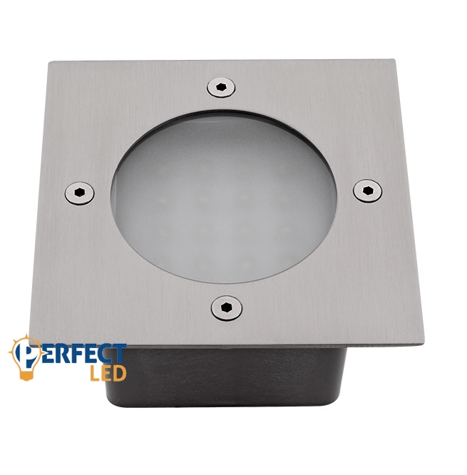 Falba építhető LED lámpatest, hideg fehér négyzet alakú, 1.2W IP54