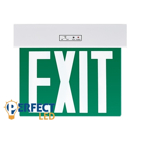 LED vészvilágító lámpatest EXIT felirattal - fehér