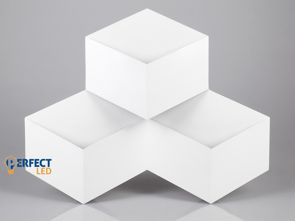Design beltéri LED lámpatest Pira, fehér (9W) természetes fehér