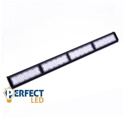 200W Lineáris LED Csarnokvilágító Lámpa 5ÉV GARANCIA 120Lm/W Hideg Fehér