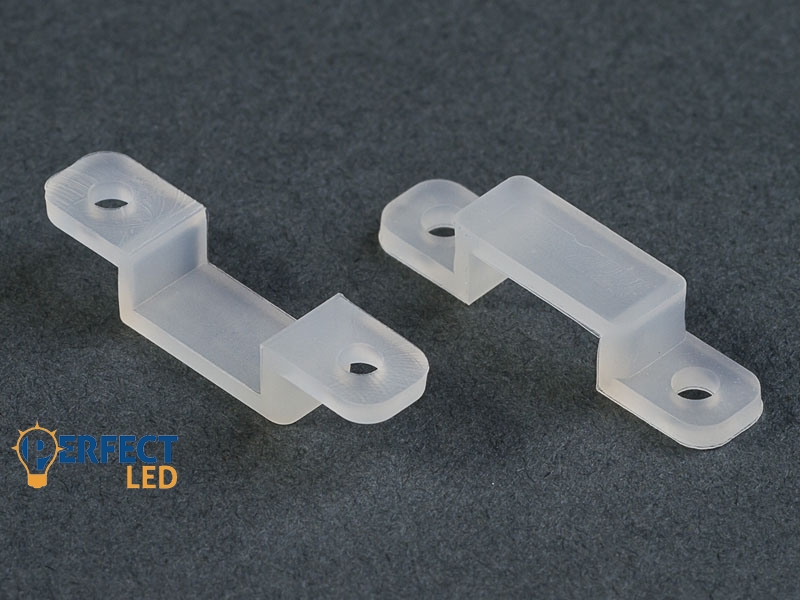 LED Szalag Rögzítő Clips Szilikon 10 mm (10 db/csomag)