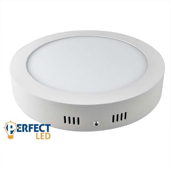 24W LED mennyezeti lámpa falon kívüli kerek meleg fehér