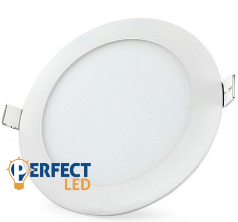 12W hideg fehér mennyezetbe süllyeszthető kerek LED panel