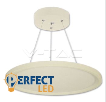 Függesztett 30W LED panel kerek 40cm-es napfény fehér