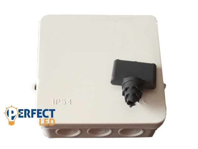 ALK-TECH fehér színű kötődoboz 100x100 mm-es méretű IP54-es védettségű