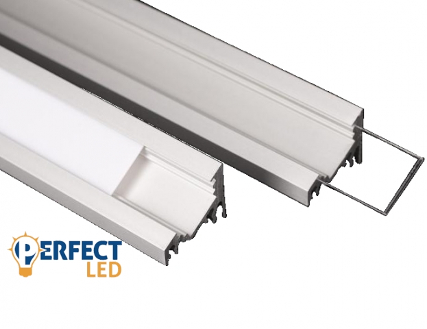 Perfectled Sarok aluprofil opál fedéllel 30-60°