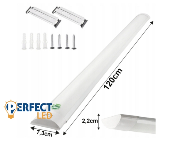 Berge Batten Led 36 W 120 cm 4000K falon kívüli fehér lámpa
