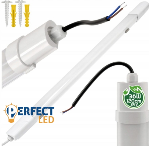 Berge Hermetikus fehér LED panel 120cm - 36W - semleges színű