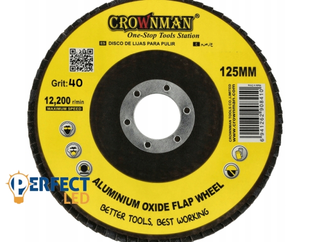 Crownman Lamellás Csiszoló Korong 125mm P40
