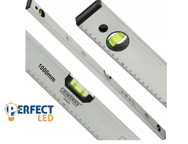 Crownman aluminium vízmérték mágnessel 1000mm