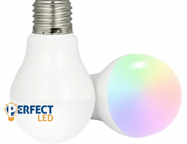 Mi-Light E27-es foglalatú 6W-os izzó RGB+CCT