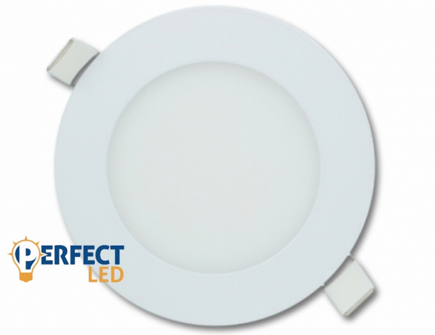 EcoLight 18 W-os süllyesztett natúr fehér kör alakú LED-es mennyezetlámpa