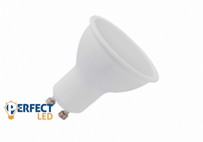 EcoLight GU10-es foglalatú 8 W-os SMD LED izzó meleg fehér