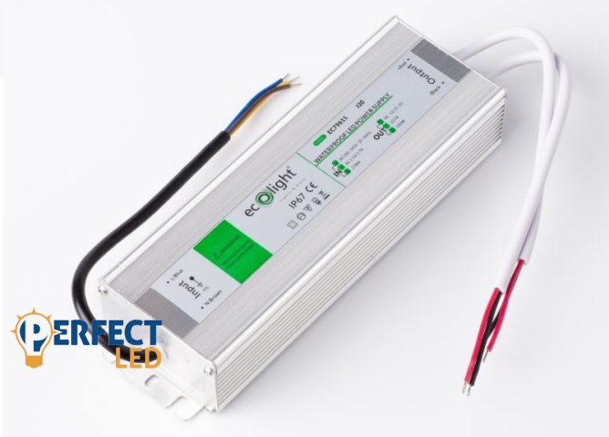 EcoLight 150 W-os vízálló tápegység 12 5 Amper 12 VDC