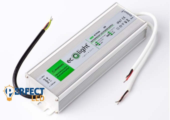 EcoLight 200 W-os vízálló tápegység 16 5 Amper 12 VDC