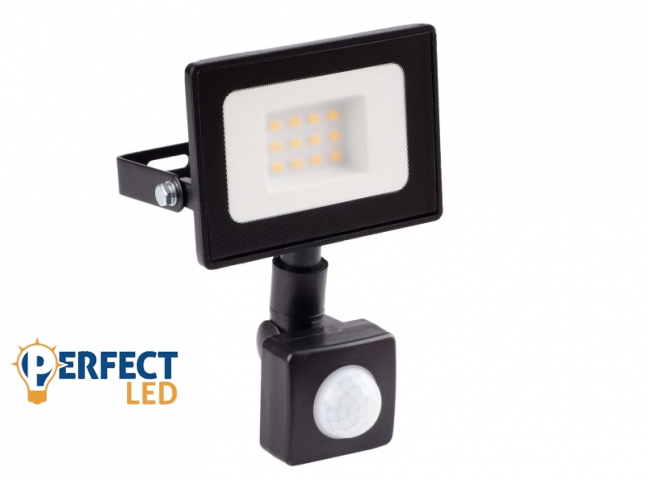 EcoLight 20 W-os natúrfehér mozgásérzékelős LED reflektor