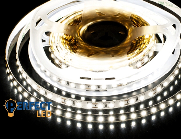 EcoLight 4000K 600 lm/méter 9 6 W/méter 12 V-os beltéri natúr fehér led szalag 50 m / tekercs