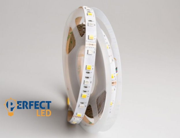 EcoLight 60 Led/méteres 12 V-os beltéri RGB + CCT led szalag 5 m / tekercs