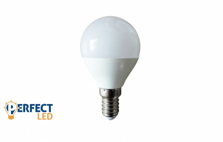 EcoLight E14-es foglalatú 10 W-os SMD LED izzó natúr fehér kisgömb