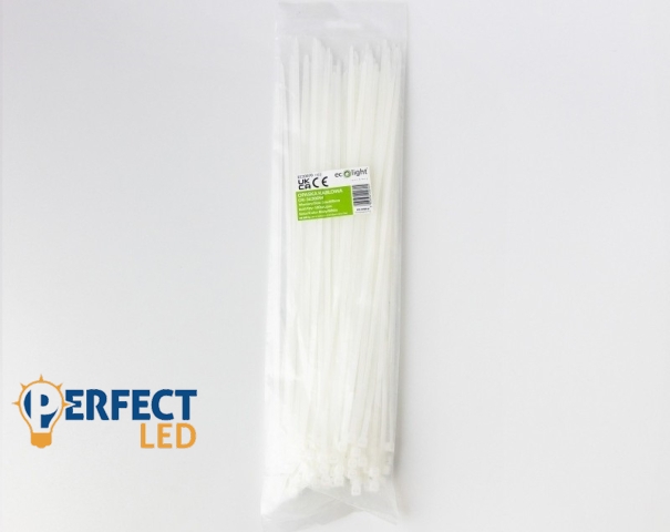EcoLight Kábelkötegelő OK-36300W 3 6x300 mm fehér 100 db-os kiszerelés