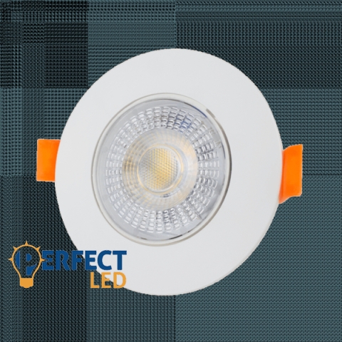 Ecolight LED mélysugárzó 3W/5W/7W CCT fehér kör alakú billenthető