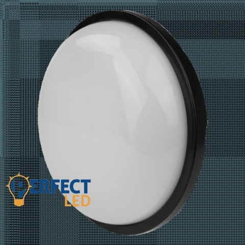 Ecolight Torton LED 15W 4000K 1350lm IP65 KÖR FEKETE