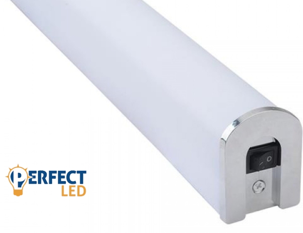 Horoz Toygar 12W-os 65X465 mm natúr fehér tükör feletti lámpa IP45