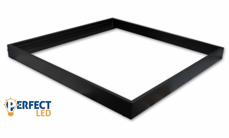 MasterLED Kiemelő keret 60 x 60-as méretű LED-es panelhez fekete színű