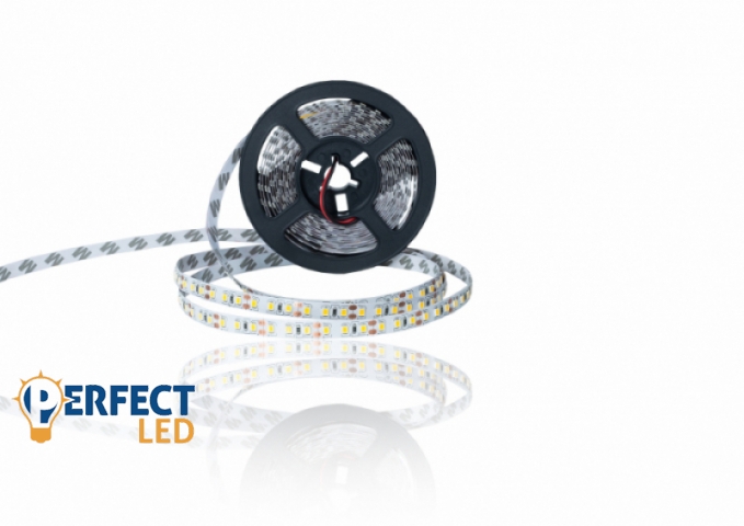 Perfectled ECO 120 LED/méteres 12 V-os beltéri meleg fehér LED szalag