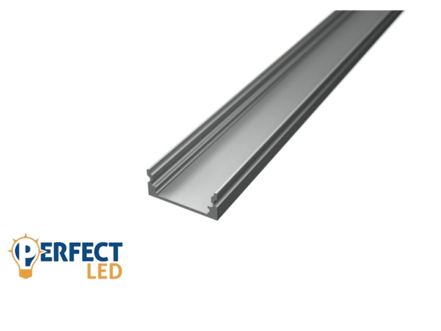 Ledprofiles 2 méteres felületre szerelhető aluprofil LP101