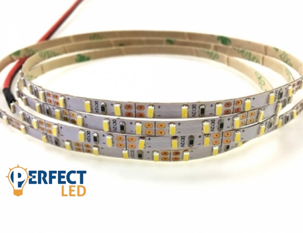Perfectled Prémium 120 LED/méteres 12V-os 4 mm-es natúr fehér LED szalag 5m / tekercs