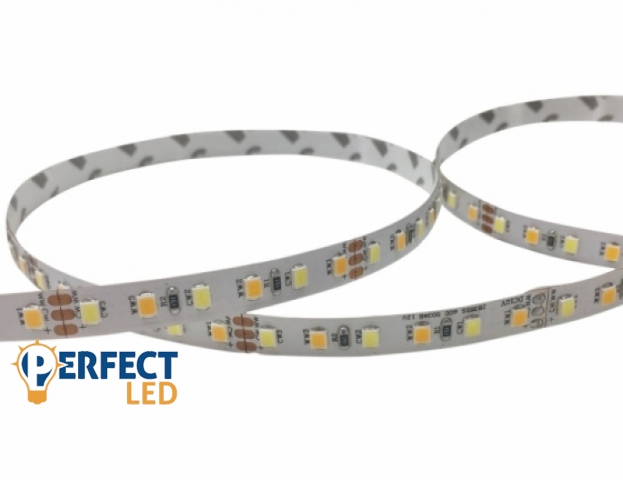Perfectled Prémium 120 LED/méteres 12V-os szabályozható színhőmérsékletű LED szalag 5 m / tekercs