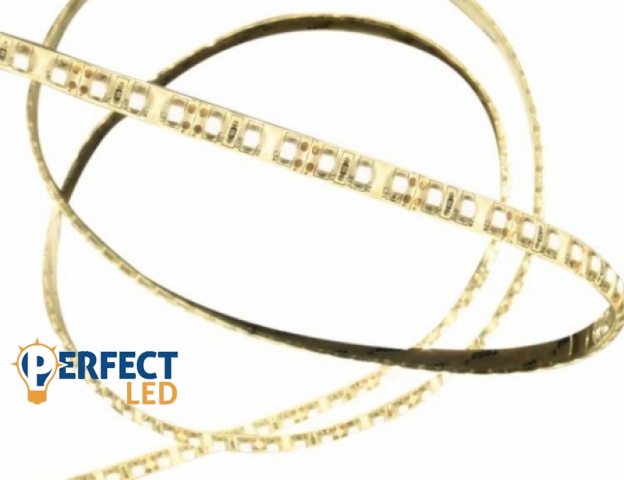 Perfectled Prémium 120 LED/méteres 12 V-os vízálló natúr fehér LED szalag 5m/ tekercs