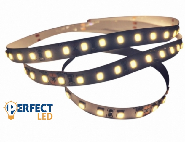 Perfectled Prémium 120 LED/méteres 24V-os beltéri meleg fehér LED szalag 5 m / tekercs