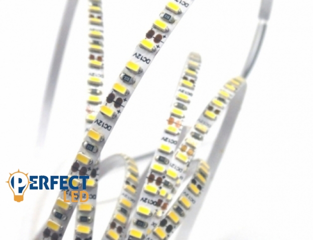 Perfectled Prémium 198 LED/méteres 12V-os 4 mm-es beltéri natúr fehér LED szalag 5 m / tekercs