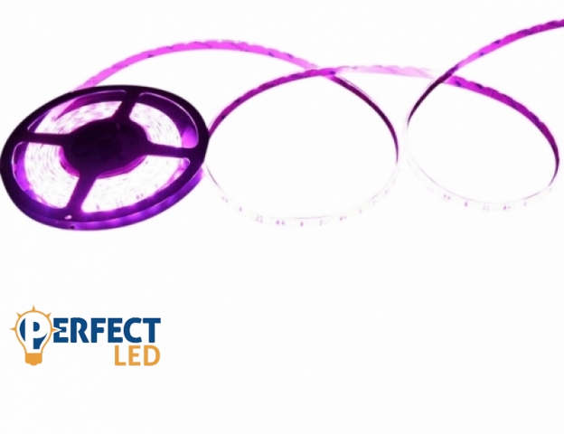 Perfectled Prémium 60 LED/méteres 12 V-os beltéri RGB 5050 LED szalag 5m / tekercs