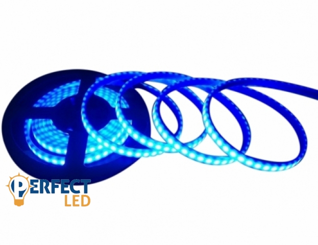Perfectled Prémium 60 LED/méteres 12 V-os vízálló kék 5050 LED szalag 5m/ tekercs